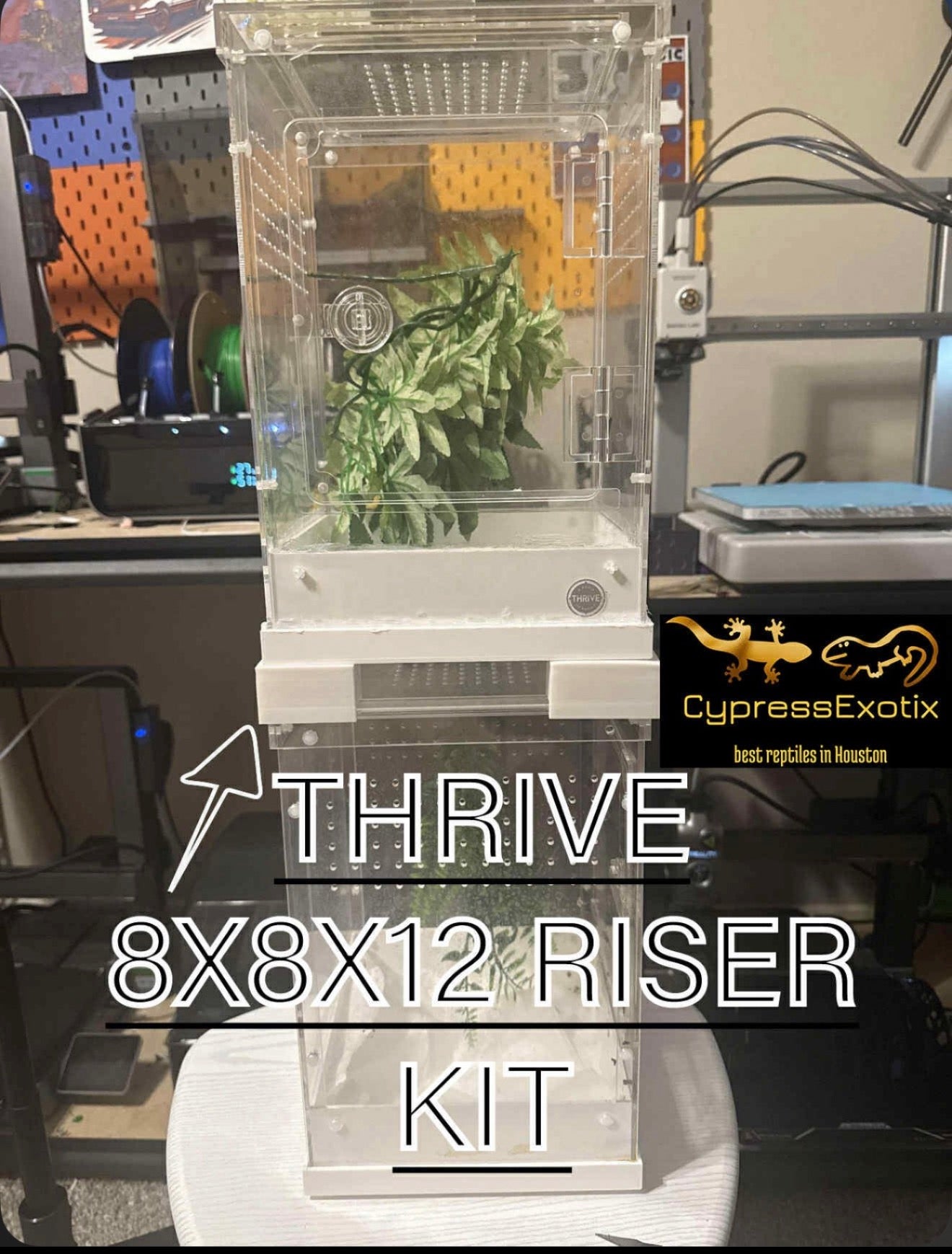 Stacker Riser Kit For Thrive 8X8X12 Vertical Enclosure