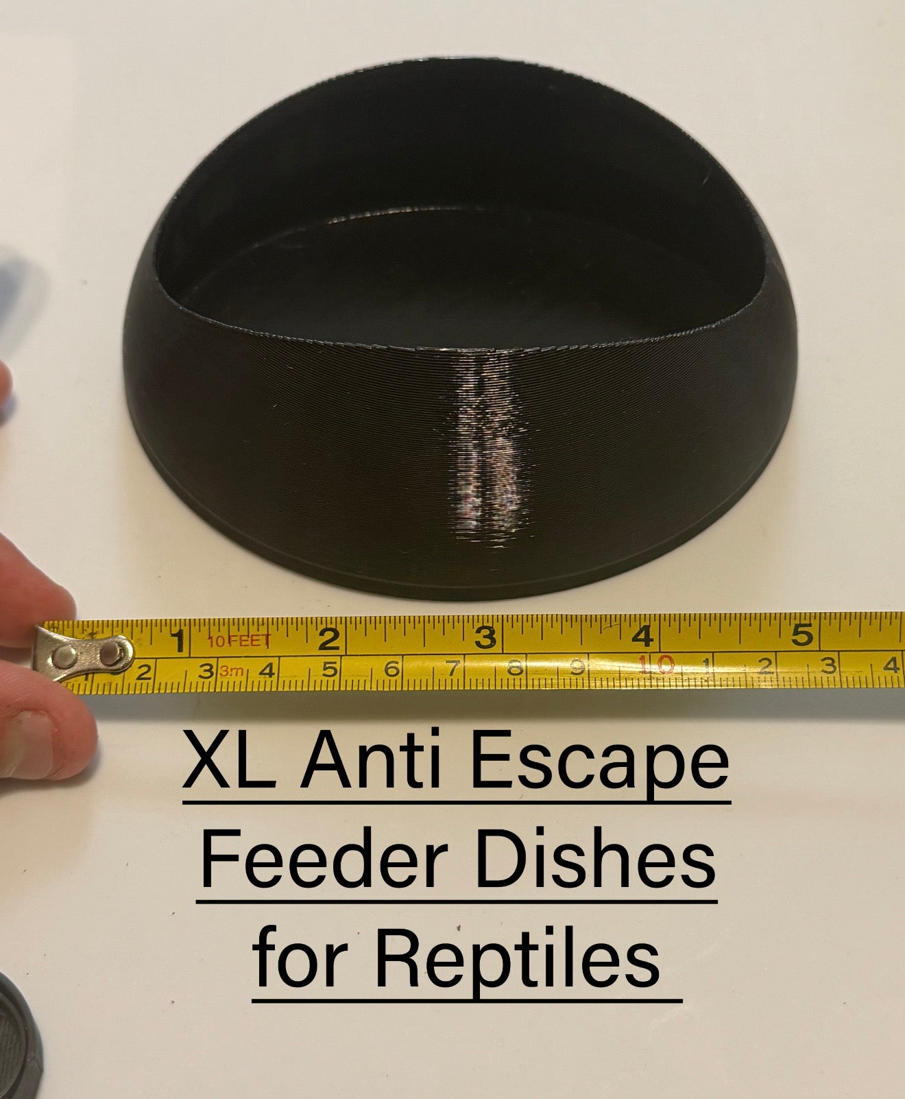 XL Anti Escape Feeder Dishes for Reptiles